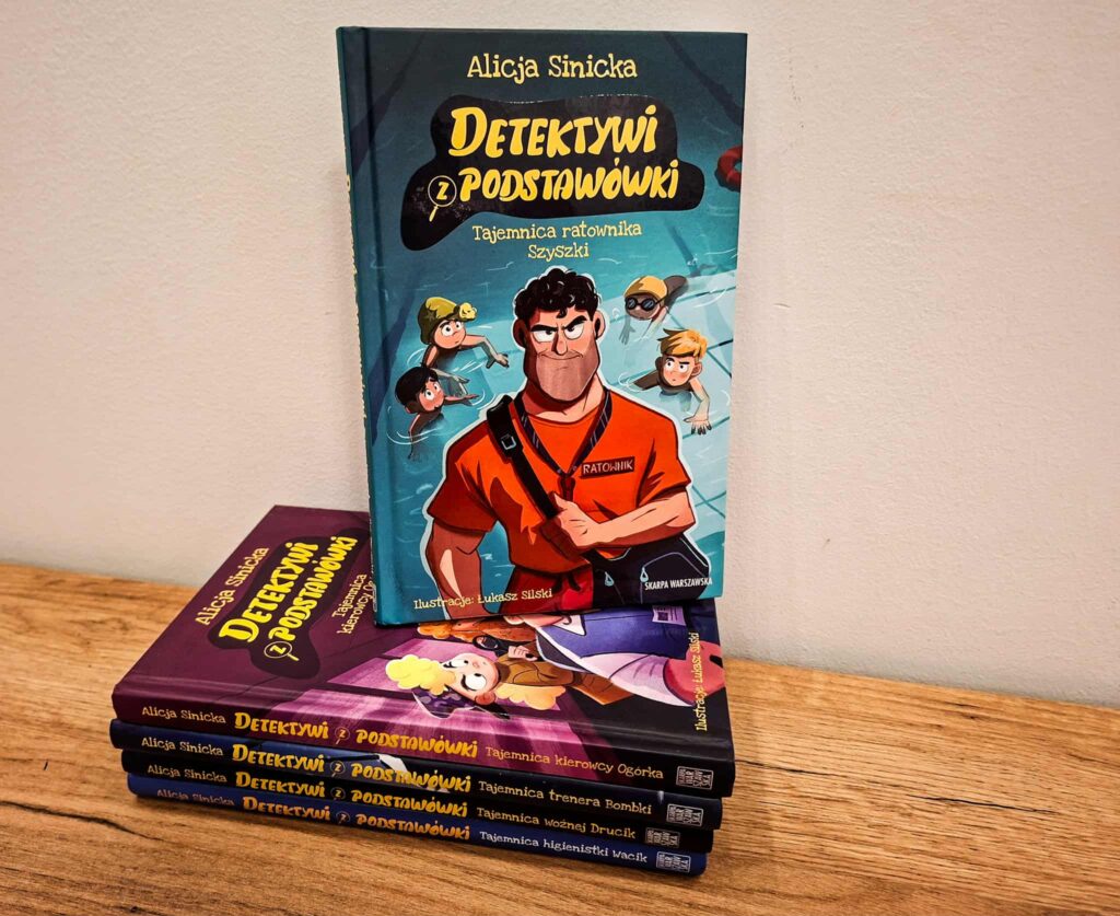 🕵️‍♀️ Detektywi z podstawówki. Tajemnica ratownika Szyszki – recenzja książki Alicji Sinickiej